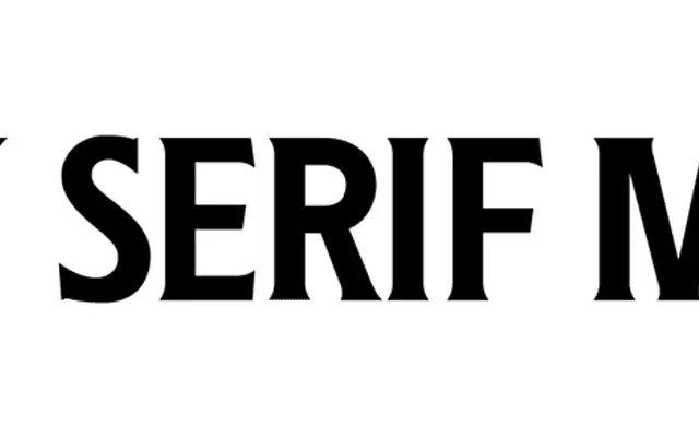 Trusty Serif Medium specimen from JP Flexner
