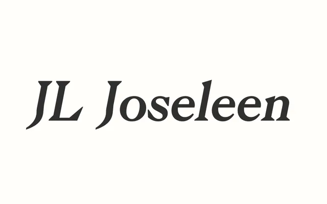 JL Joseleen specimen from Jung-Lee Type Foundry