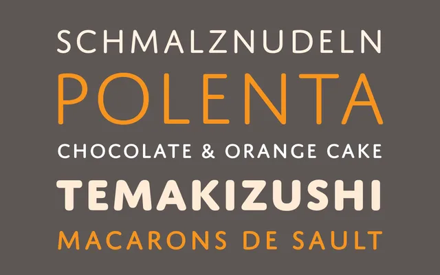 JAF Domus Titling specimen from Just Another Foundry