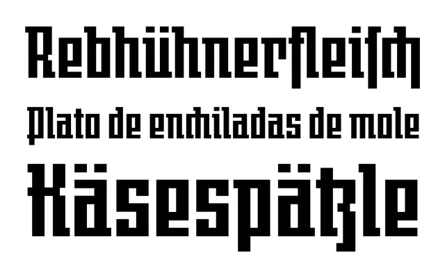 JAF Johannes specimen from Just Another Foundry