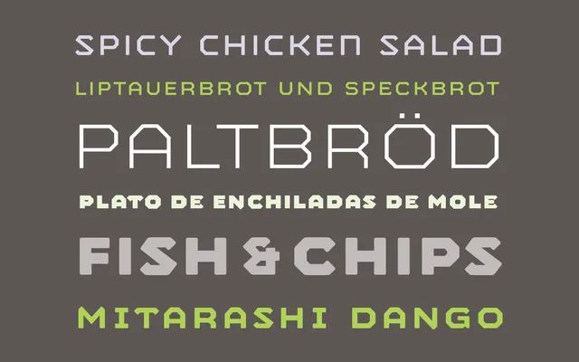 JAF Mashine specimen from Just Another Foundry