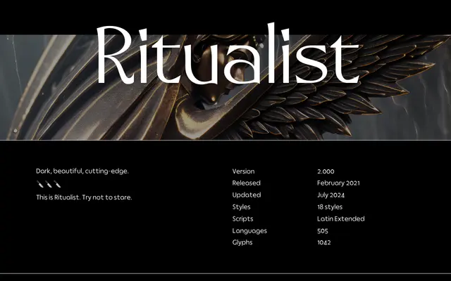 Ritualist specimen from Justin Penner
