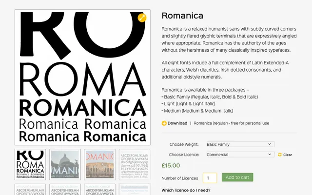 Romanica specimen from K-Type
