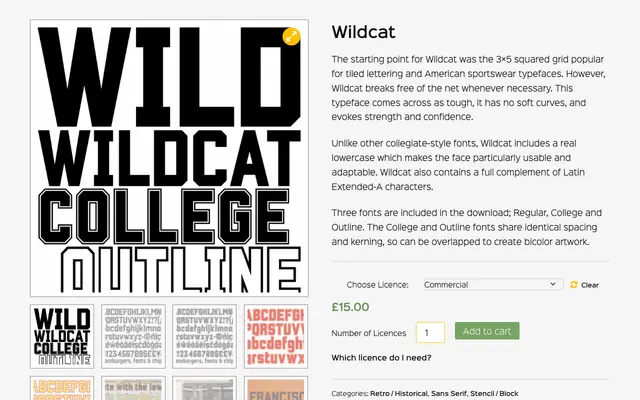Wildcat specimen from K-Type