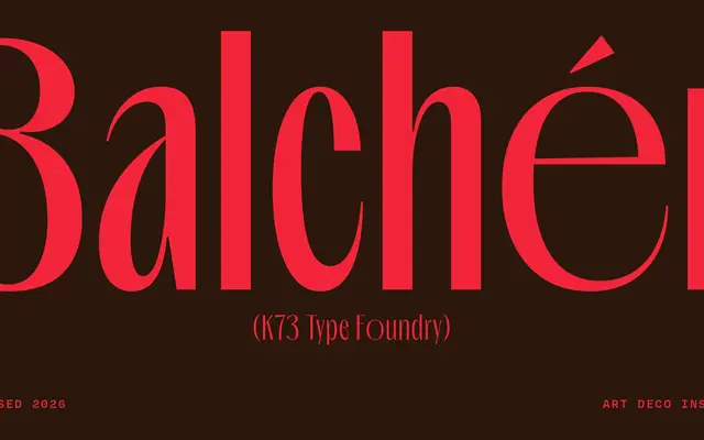 K73 Balcher specimen from K73 Type Foundry