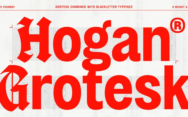 K73 Hogan Grotesk specimen from K73 Type Foundry