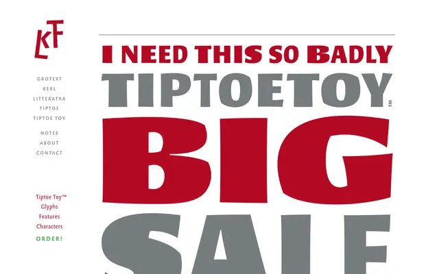 Tiptoe Toy specimen from Karsten Lücke