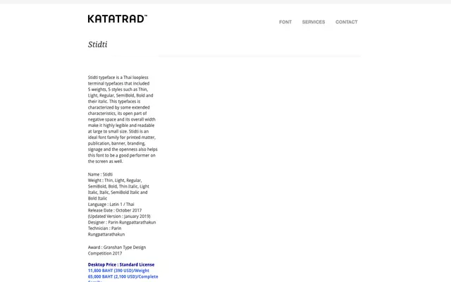 Stidti specimen from Katatrad