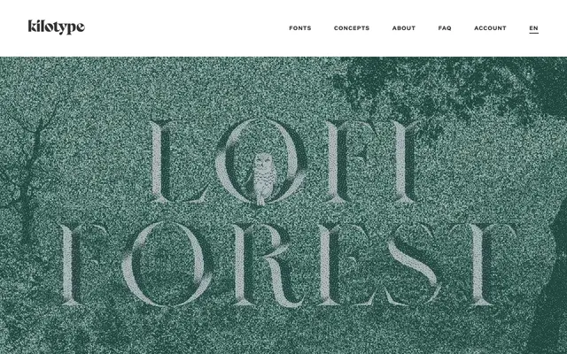 Lofi Forest specimen from Kilotype