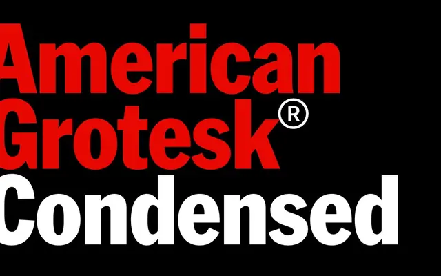 American Grotesk Condensed specimen from Klim Type Foundry