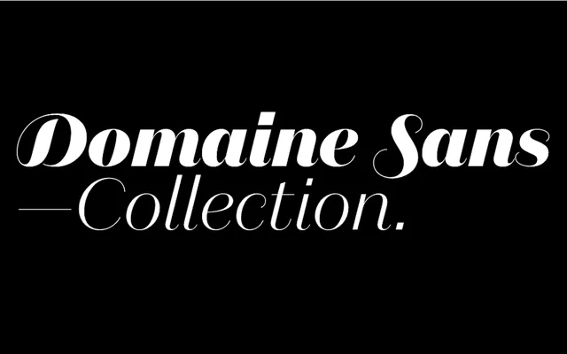 Domaine Sans specimen from Klim Type Foundry