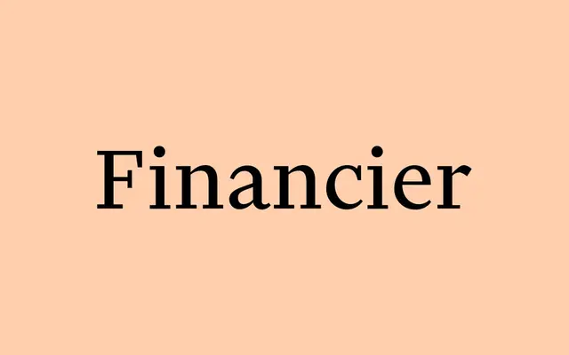 Financier Text specimen from Klim Type Foundry