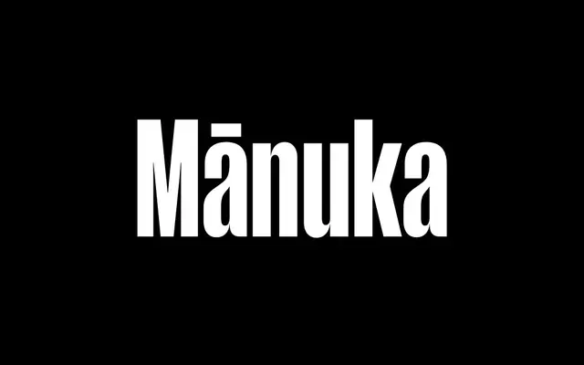 Mānuka specimen from Klim Type Foundry