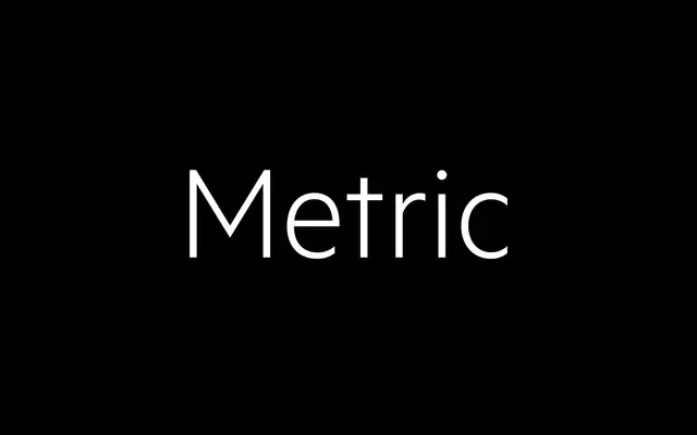 Metric specimen from Klim Type Foundry