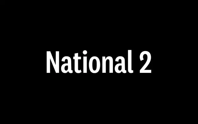 National 2 Condensed specimen from Klim Type Foundry