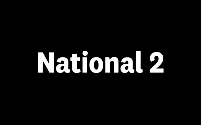 National 2 Narrow specimen from Klim Type Foundry