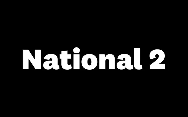National 2 specimen from Klim Type Foundry