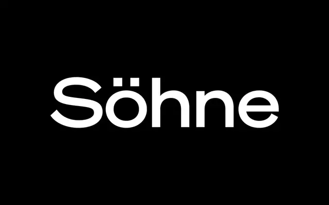 Söhne Breit specimen from Klim Type Foundry