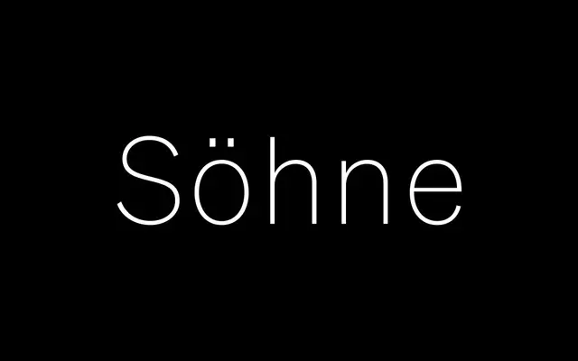 Söhne Mono specimen from Klim Type Foundry
