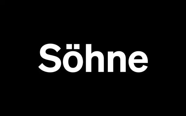 Söhne specimen from Klim Type Foundry