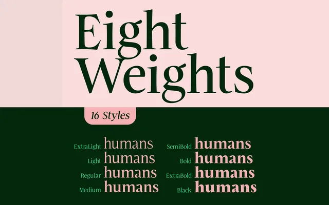 Meji™ Serif specimen from Kobu Foundry
