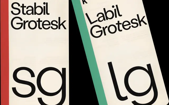 Stabil Grotesk specimen from KOMETA Typefaces