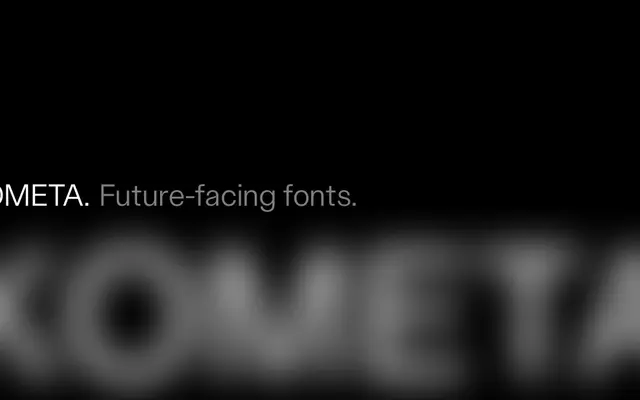Uniforma specimen from KOMETA Typefaces