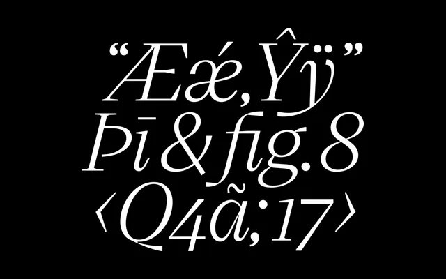 Victor Serif specimen from KOMETA Typefaces