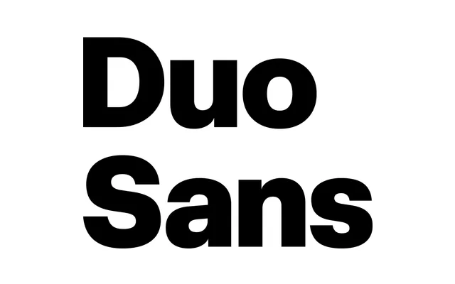 KP Duo Sans specimen from Kontrapunkt Type