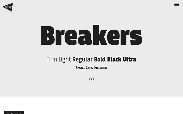 Breakers specimen from Kostic Type