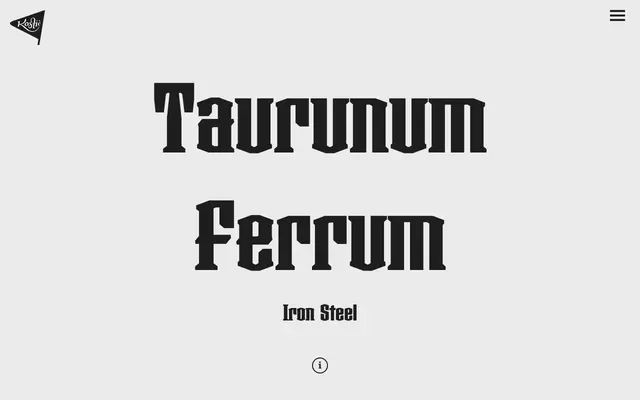Taurunum Ferrum specimen from Kostic Type