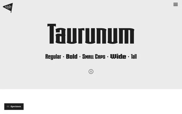Taurunum specimen from Kostic Type