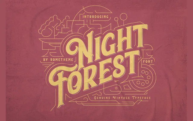 Night Forest specimen from KrakenBox