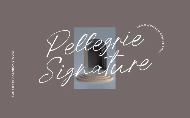 Pellegrie Signature specimen from KrakenBox