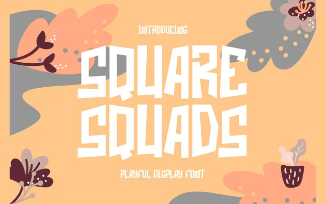 Square Squads specimen from KrakenBox