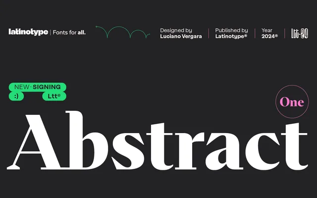 Abstract One specimen from Latinotype