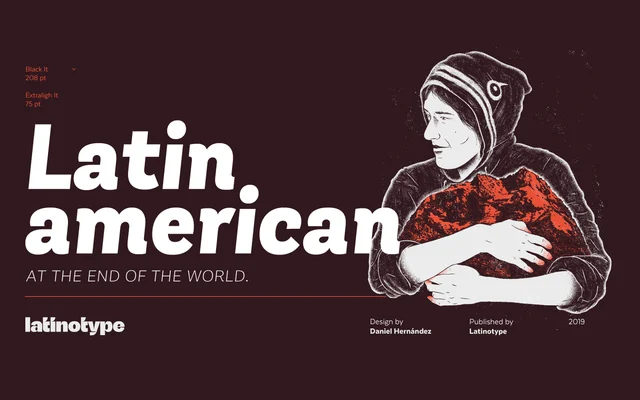 Andes Neue specimen from Latinotype