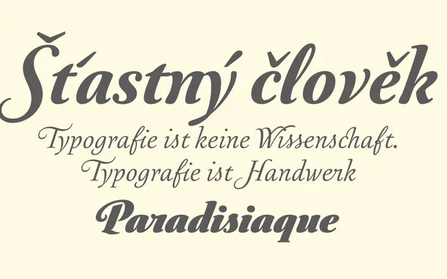 Australis Pro Swash specimen from Latinotype