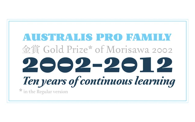Australis Pro specimen from Latinotype