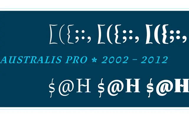 Australis Pro specimen from Latinotype