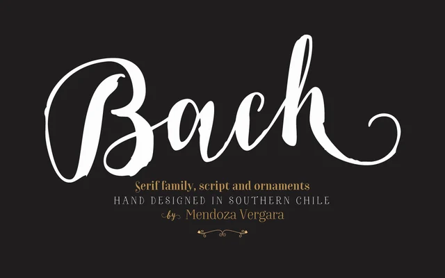 Bach specimen from Latinotype
