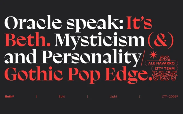 Beth specimen from Latinotype