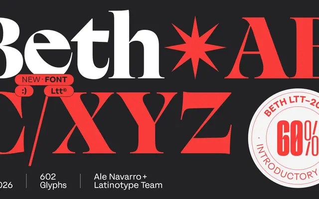 Beth specimen from Latinotype