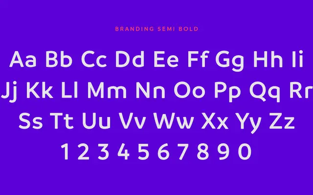 Branding specimen from Latinotype