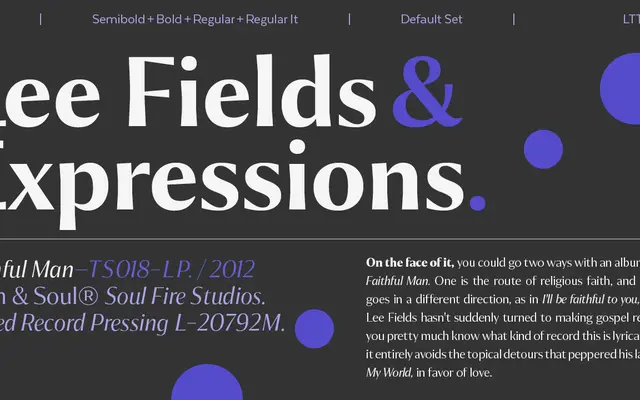 Chakai specimen from Latinotype