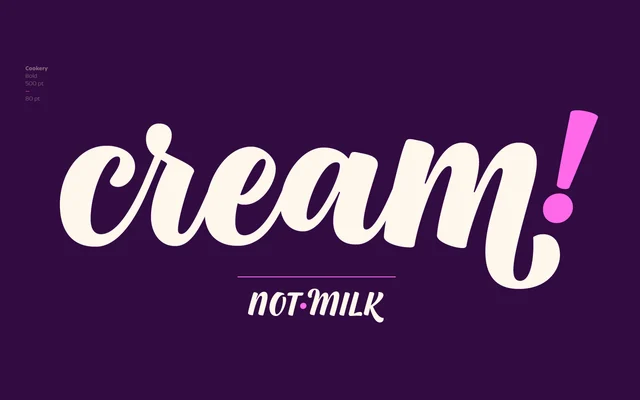 Cookery specimen from Latinotype
