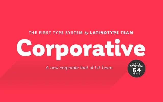Corporative specimen from Latinotype
