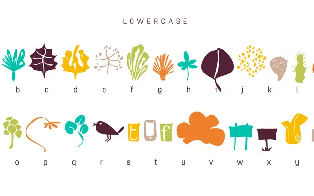 Dans Le Jardin specimen from Latinotype