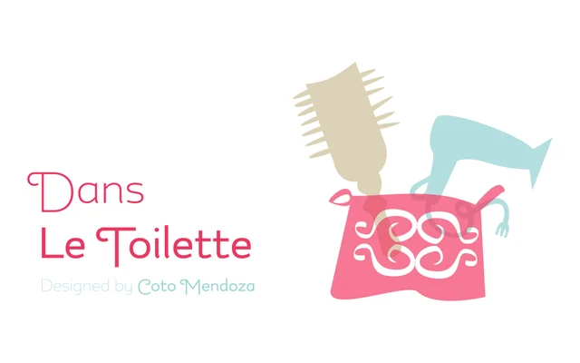 Dans Le Toilette specimen from Latinotype