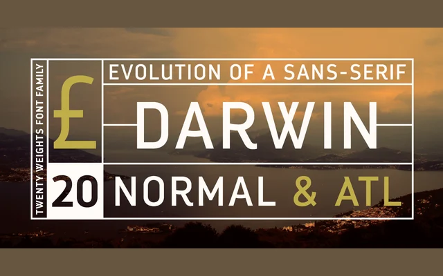Darwin specimen from Latinotype
